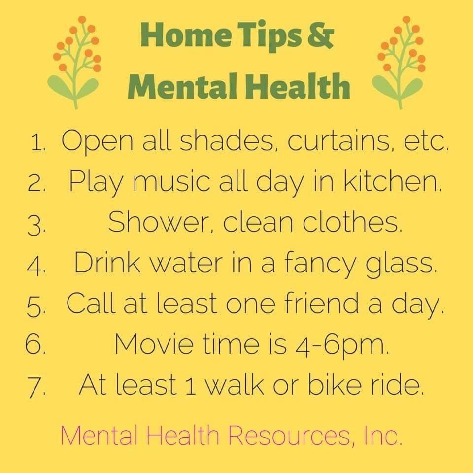 Home Tips and Mental Health Home Tips and Mental Health