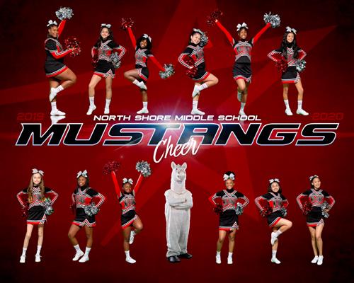 Mustang cheerleaders 