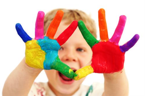 painted hands 