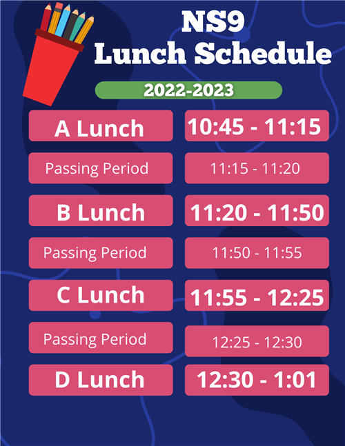 Lunch Schedule