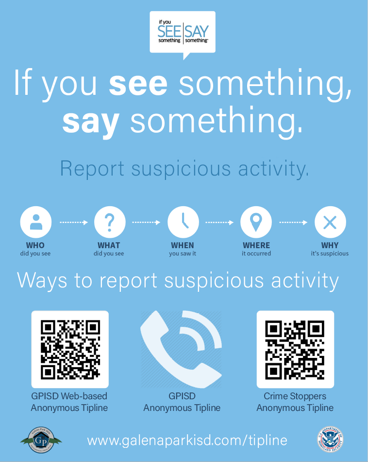 If You See         Something, Say Something