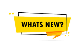  What's new graphic