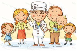 Nurse and family 