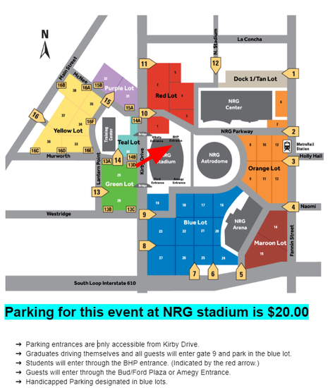 Parking For NRG