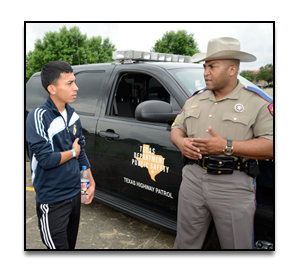 Public Services Student Discussing Law Enforcement 
