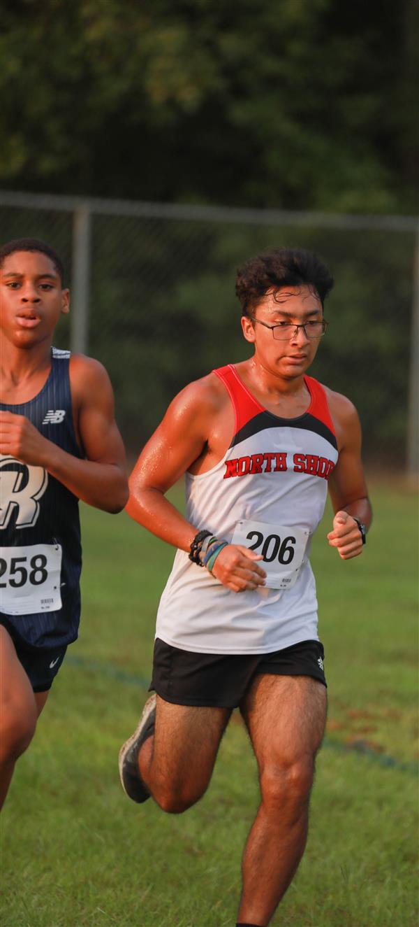 Athlete running in Cross Country