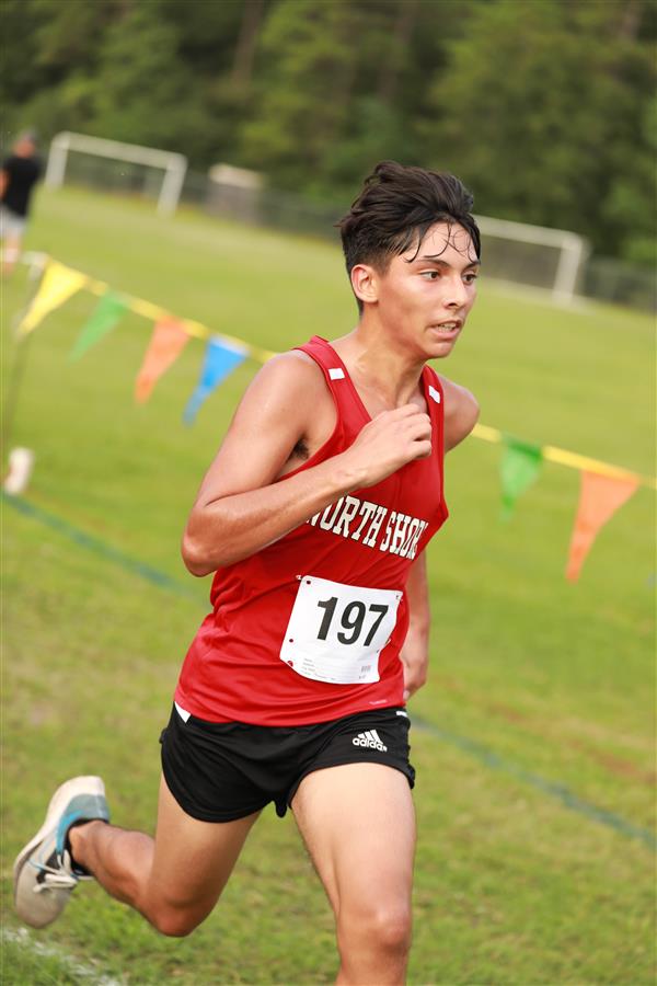 Photo of student athlete running